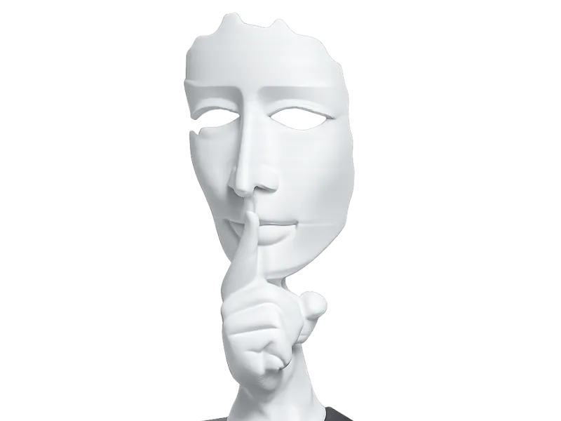 Replica Juliarte SILENCE Scultura Maschera XS