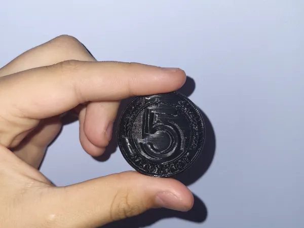 Réplique de pièce de 5 zlotys