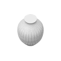 Vase tressé façon panier — photo 4
