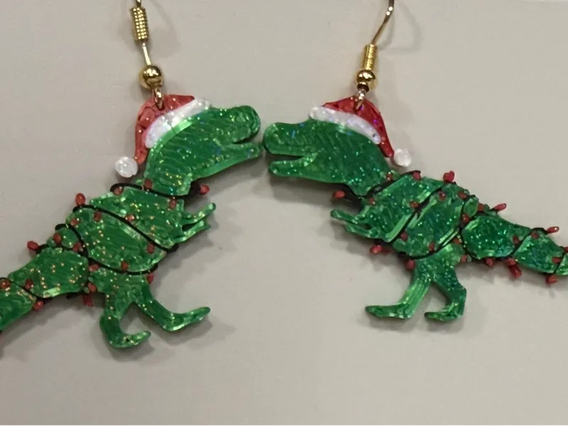 Christmas T-Rex