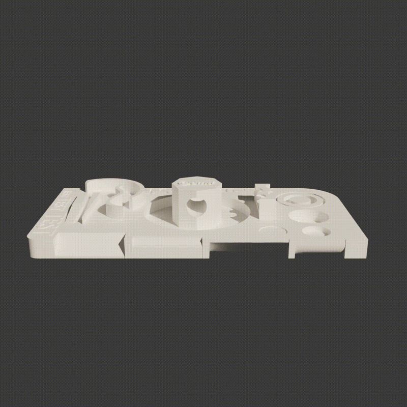 Ultimate 0.2 nozzle print test
