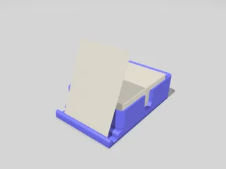 Flash card holder box