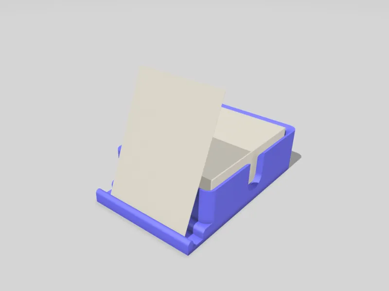 Flash card holder box