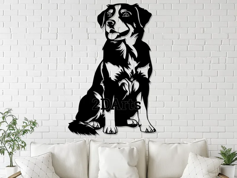 Appenzell Dog Art – STL for 3D & Laser Cut