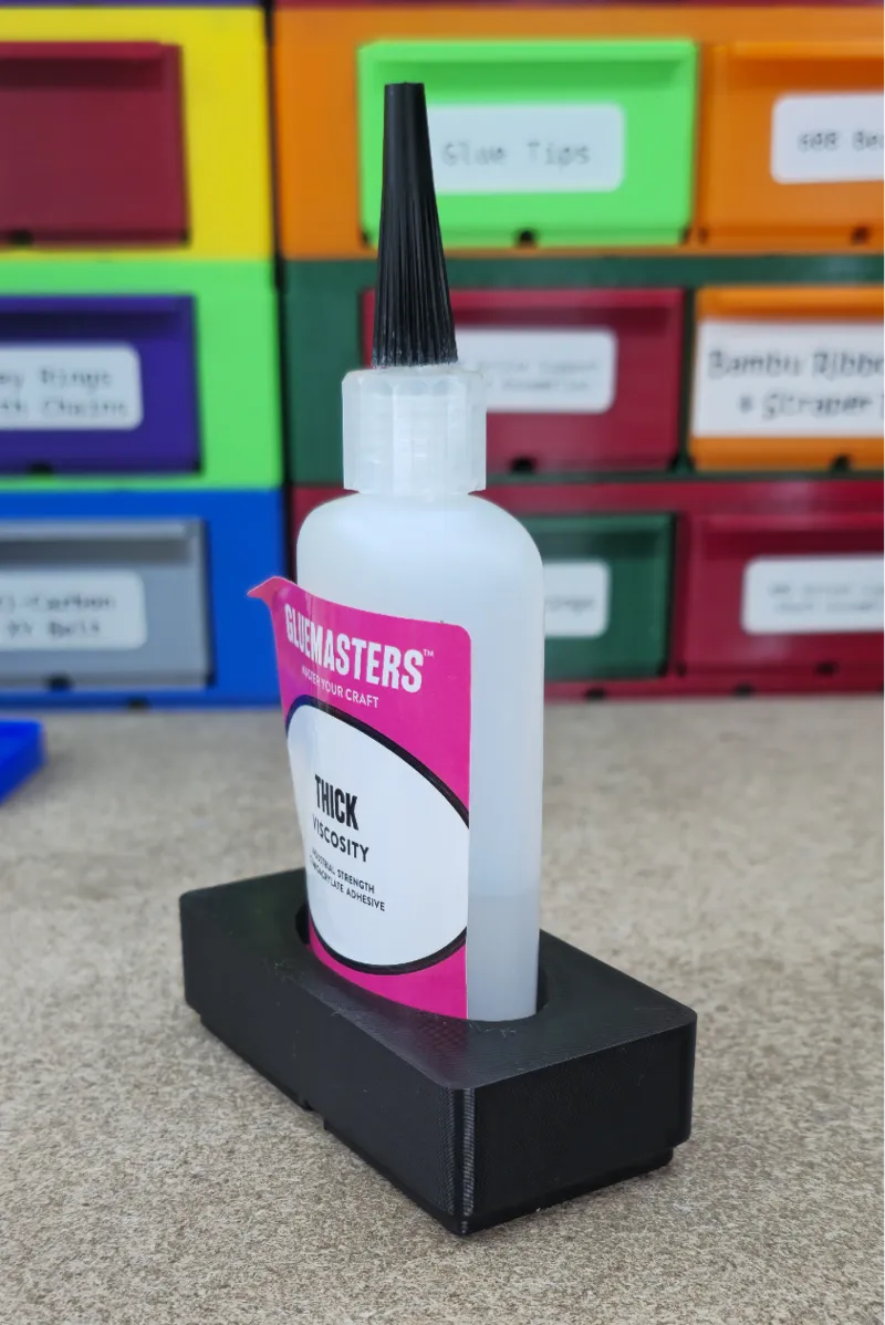 Gluemasters 2oz Bottle 1x2 Gridfinity Holder