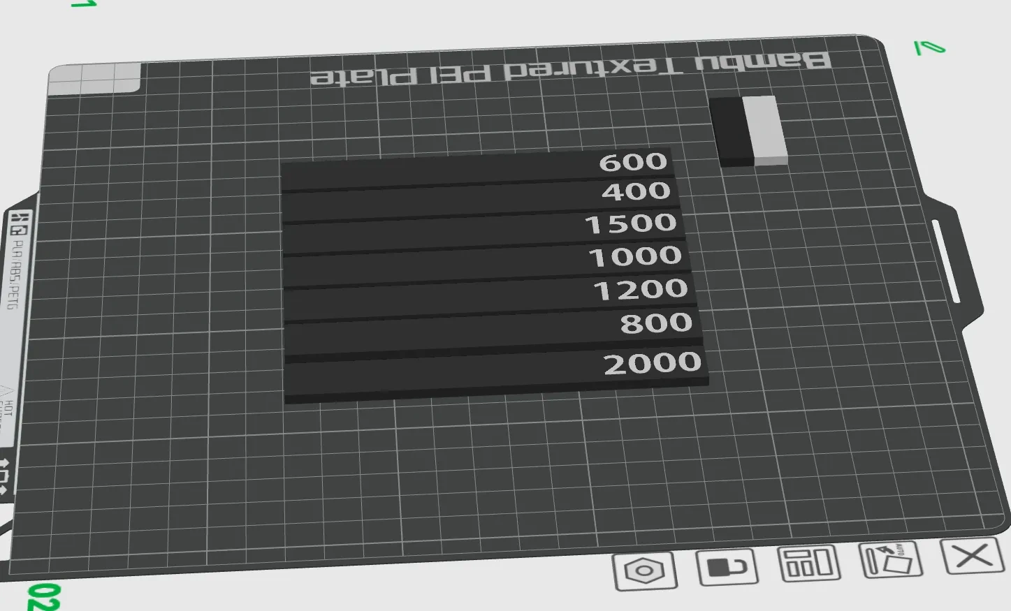 Miniatura 1 do modelo 3D 适用RAY背胶砂纸的打磨板