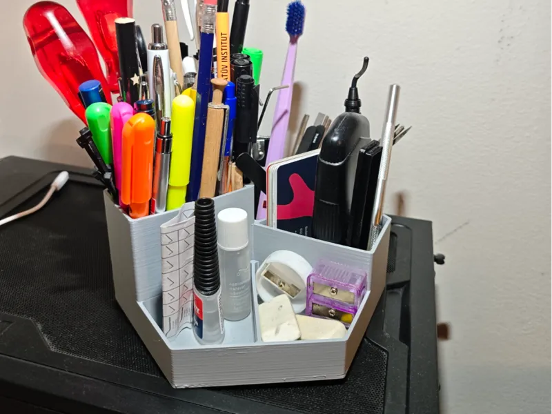 Desk organizer - Hexagonal pen holder