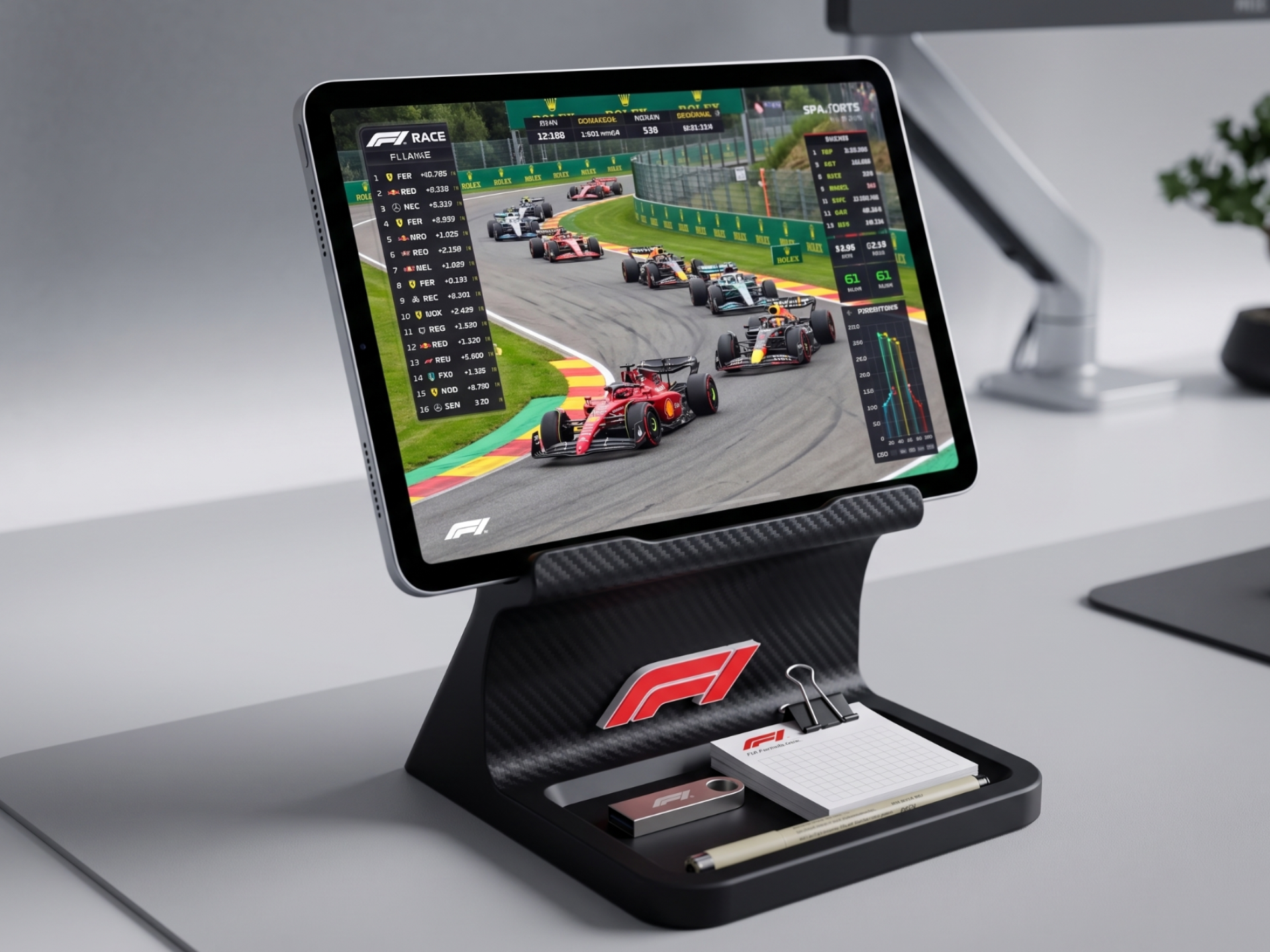 horizontal/vertical tablet holder F1 