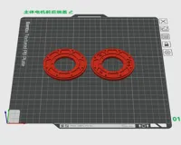 【独立电机前后盖】0.2mm 层高, 3 层墙, 25% 填充