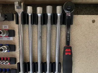 1/2 Zoll Ratschen und  Verlängerung Wandhalter