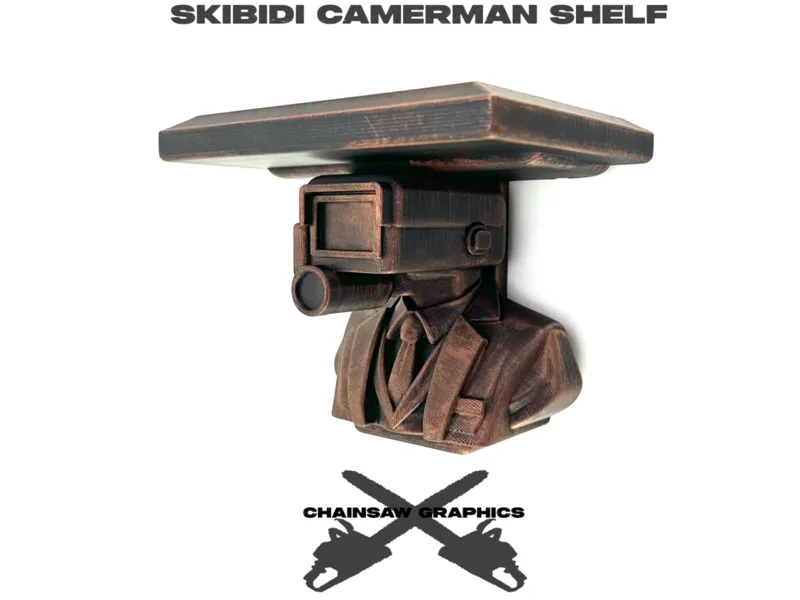 Cameraman Shelf - Skibidi Toilet character