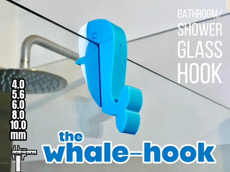 Whale-Hook - Bathroom shower hook