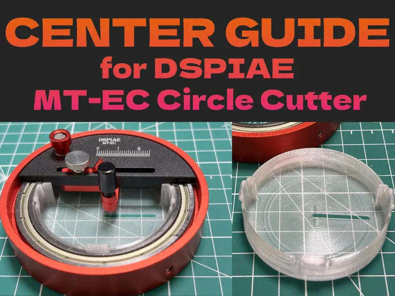 DSPIAE MT-EC Circle Cutter Snap-In Center Guide