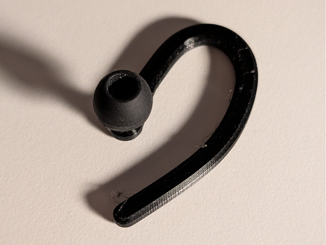 Earplug around ear