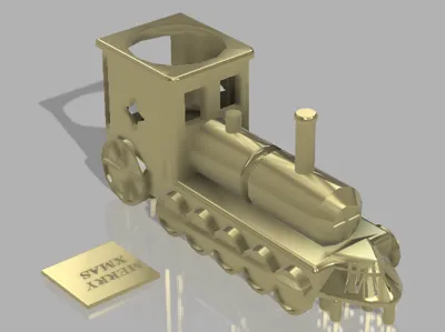 Tealight Holder Locomotive 