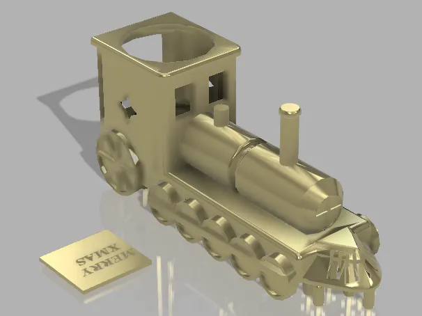 Teelicht Halter Lokomotive 