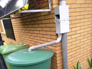 Regensammler für Fallrohr DN87