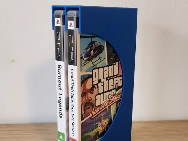Boîte de rangement pour jeux de console portable