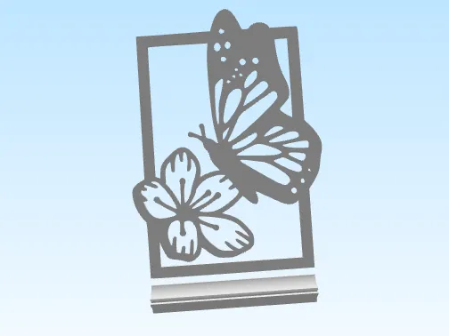 Butterfly on Flower Stand