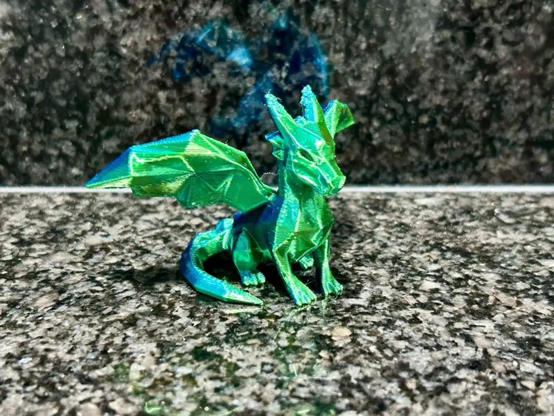 Low Poly Dragon Miniature (Standing Series)