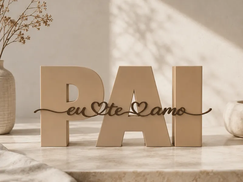 葡萄牙语“PAI, eu te amo”-父亲节礼物(Q_Craft)