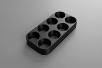 Without Bottom Layers 0.28mm layer, 2 walls, 10% infill