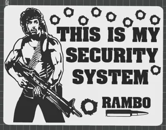 Rambo Wall Art