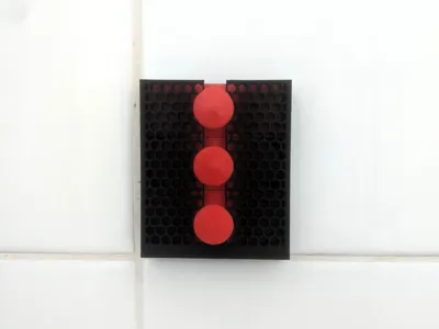 Magnetic Shower Curtain Stoppers + Wall Holder