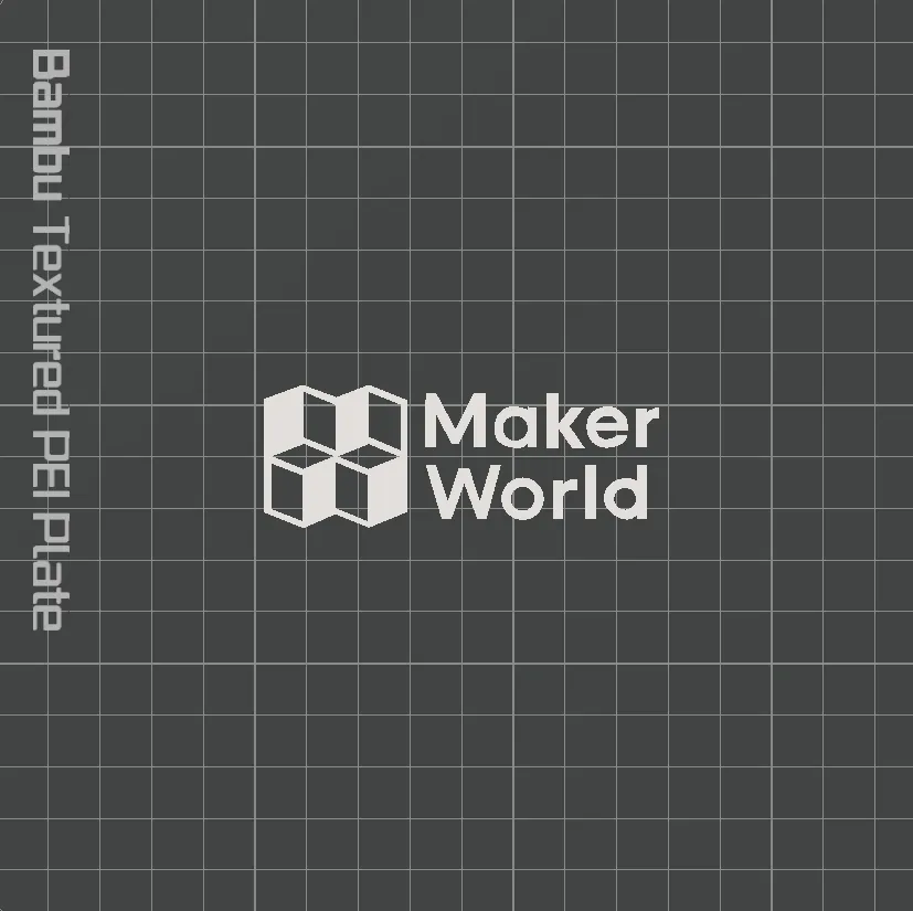 拓竹徽标全家桶 Bambu Lab Logos(A1,X1,P1,AMS,MakerWorld) by qiji1225 MakerWorld ...