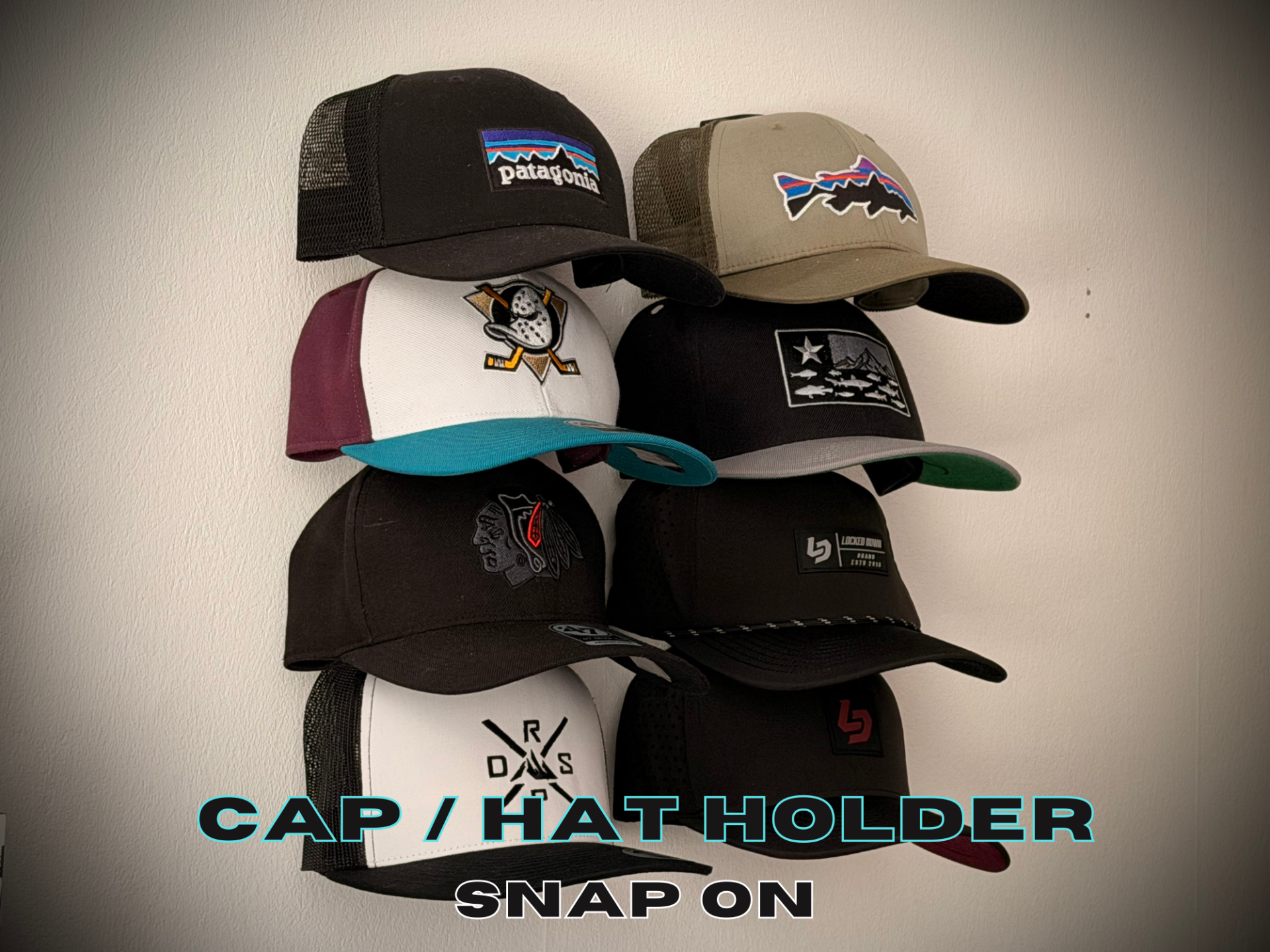 Cap-Halter (einzeln & doppelt, stapelbar)