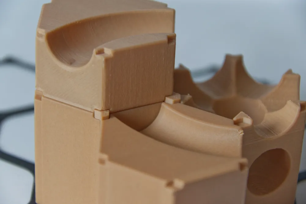 3Dプリント ビー玉コースターV2 - モジュールシステム - 無料3Dモデル