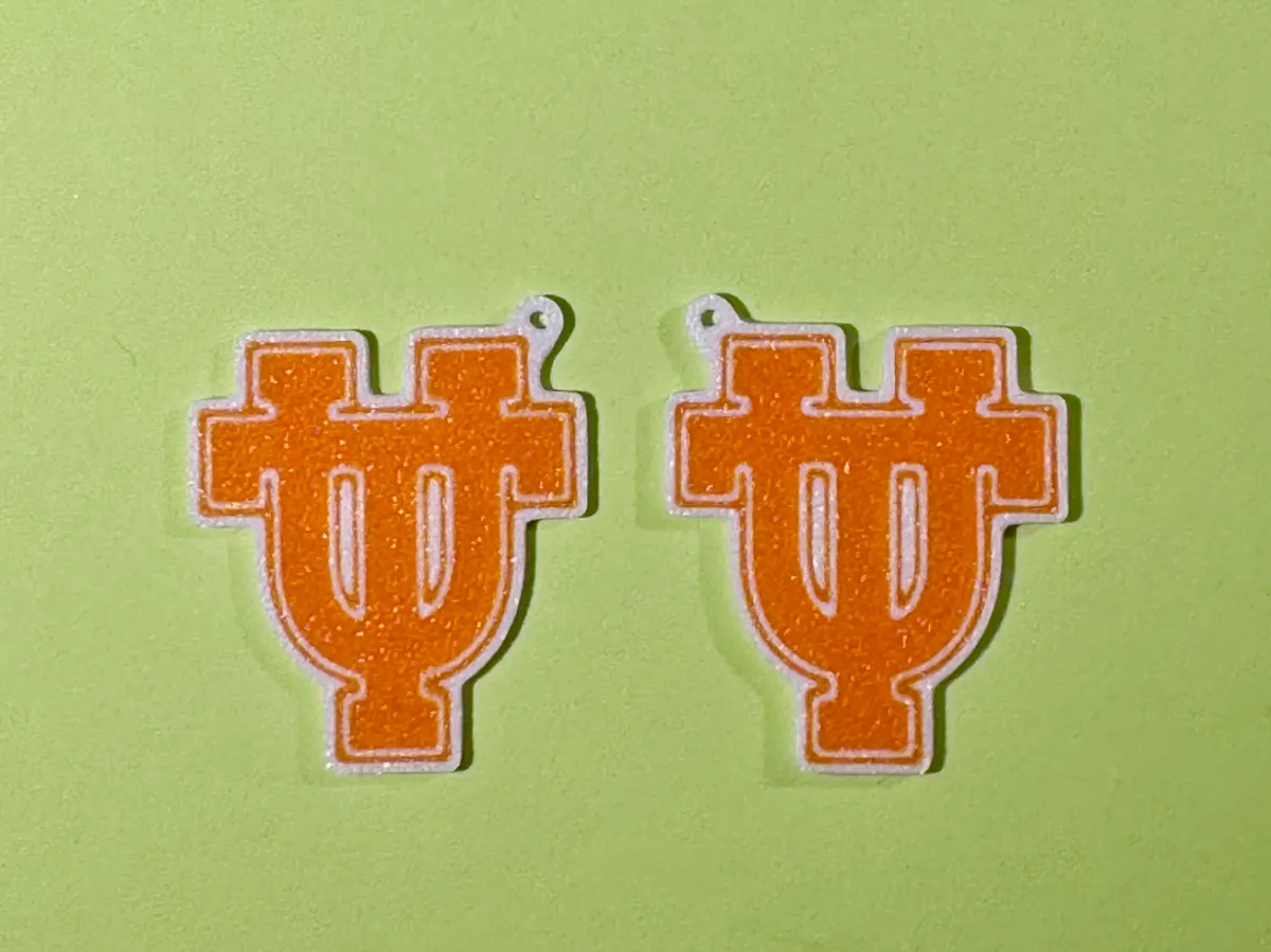 University of Tennessee earrings - Free 3D Print Model - MakerWorld