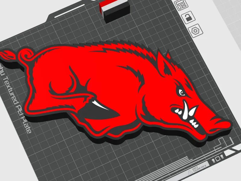 Razorback lighted Sign