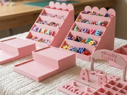 Charms and Letter Organizer 