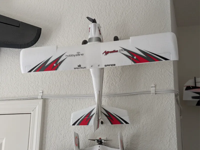 Wall Mounts for Hobbyzone Apprentice Stol RC Plane