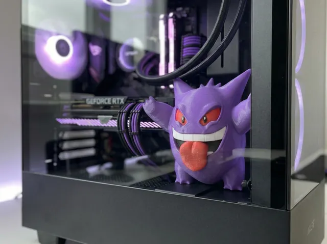 Window Gengar - Free 3D Print Model - MakerWorld