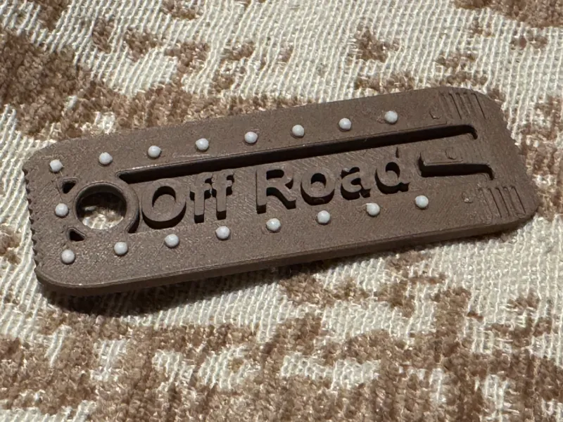 OffRoad Keychain - 1 and 2 colors