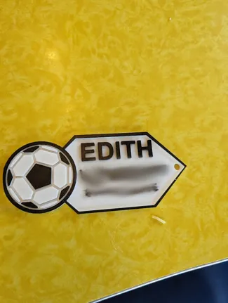 Soccer Bag Tag