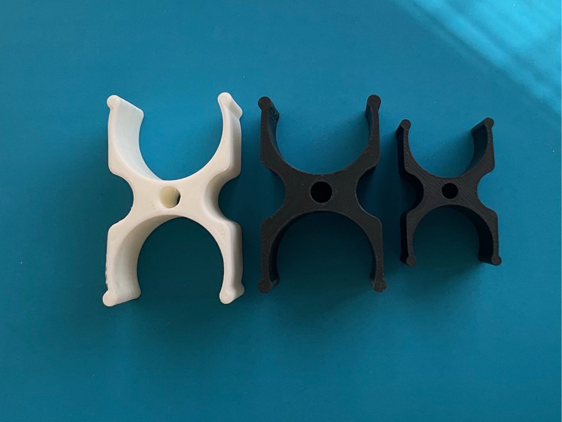 Paddel und Rohr 2-fach Halter 22mm,25mm,29mm,30mm