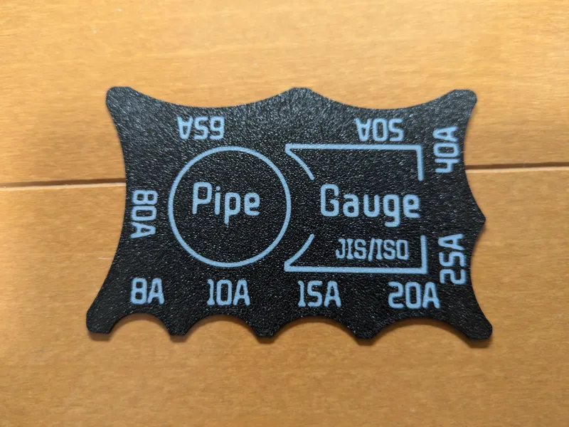 Compact Pipe Gauge (JIS/ISO A-Designation)