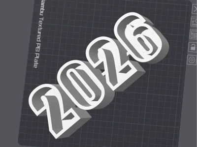 2026 - Decoration Text - New Year