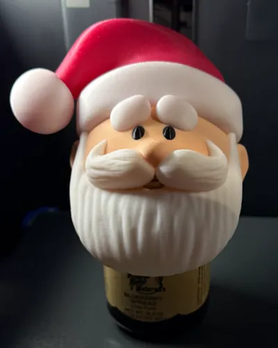Santa - Mason Jar Topper