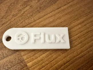Flux Rectangular Keychain