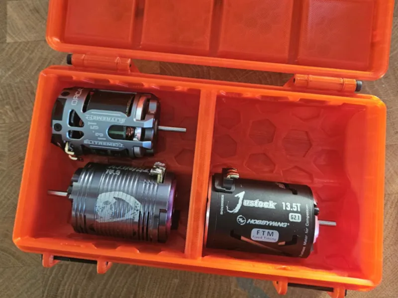 Gridfinity bin/insert, 4x Brushless 540 motors