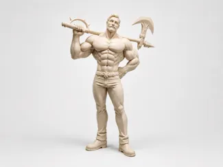 action figure escanor - the seven deadly sins