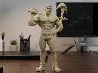 action figure escanor - the seven deadly sins