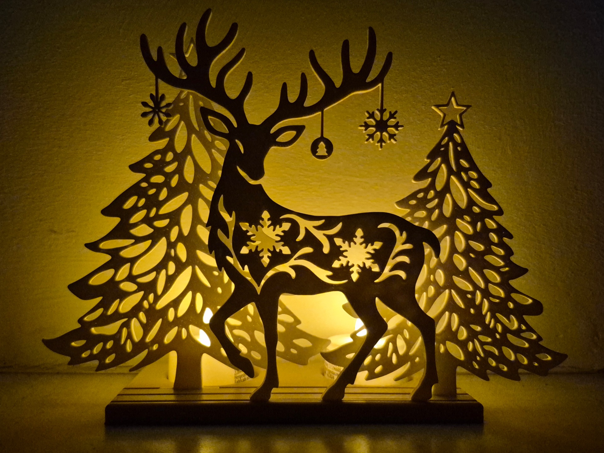 Xmas Reindeer LED Christmastree - 1