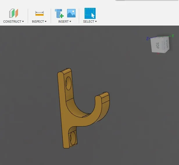 Simple Wall Hook by Ntrb_2 - MakerWorld