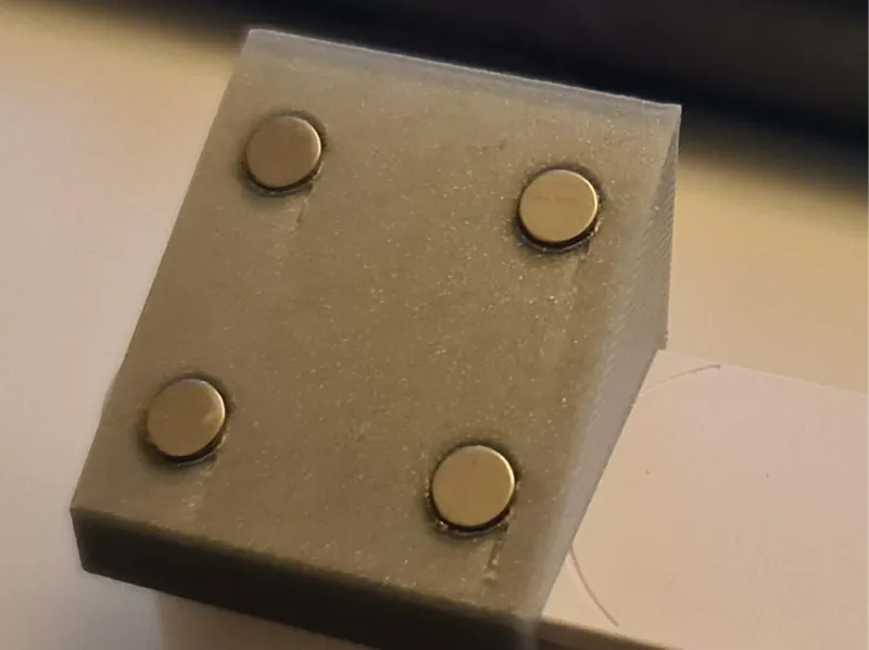 Magnetic holder for Rolfstorp 6x3mm angle 30° 