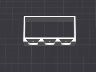 KTC M27P20 Pro Monitor power brick mount underware